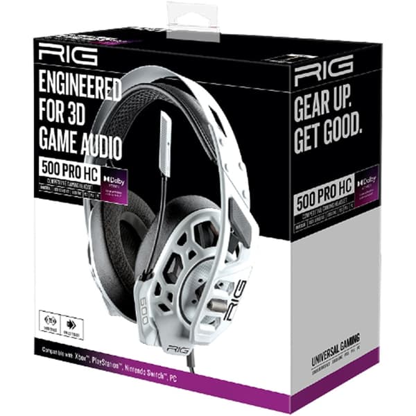 RIG 500 PRO HC Gaming Headset Vit - A - Som ny