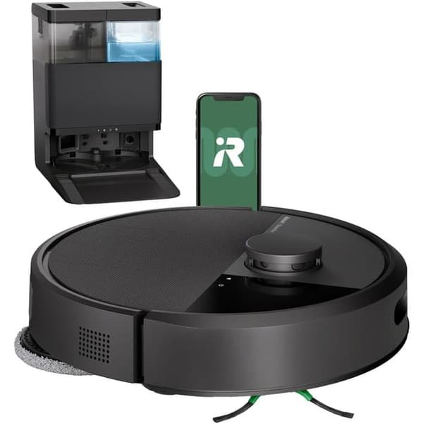 iRobot Roomba Combo 405 Plus Robotstøvsuger, Sort - C - Mindre Slid