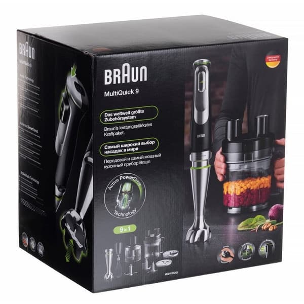 Braun MultiQuick 9 Stavblender MQ 9195XLI - B - Meget god