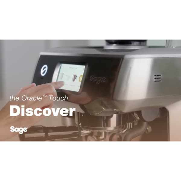 Sage Oracle Touch Espressomaskin, Borstat Stål - A - Som ny
