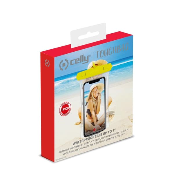 Celly Touchbag Vattentät Skyddspåse, Gul - A - Som ny