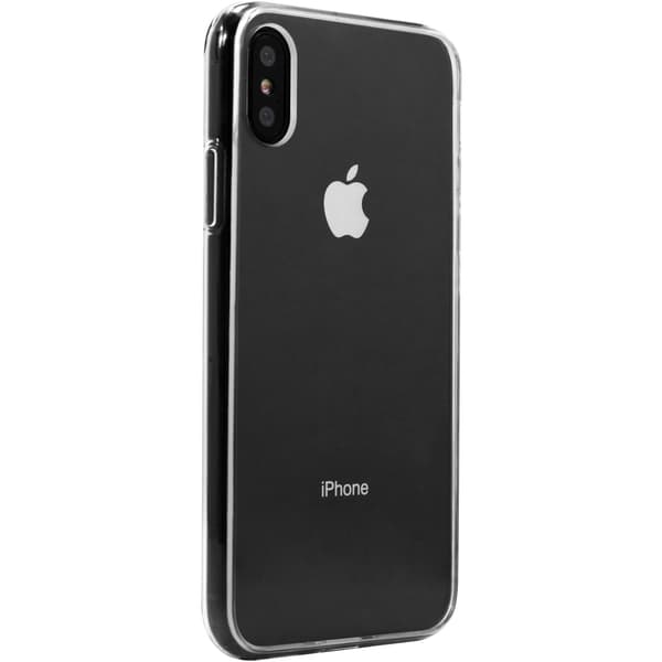 Cirafon Soft Case til iPhone X / iPhone Xs, Transparent med Sort Ramme - A - Som Ny