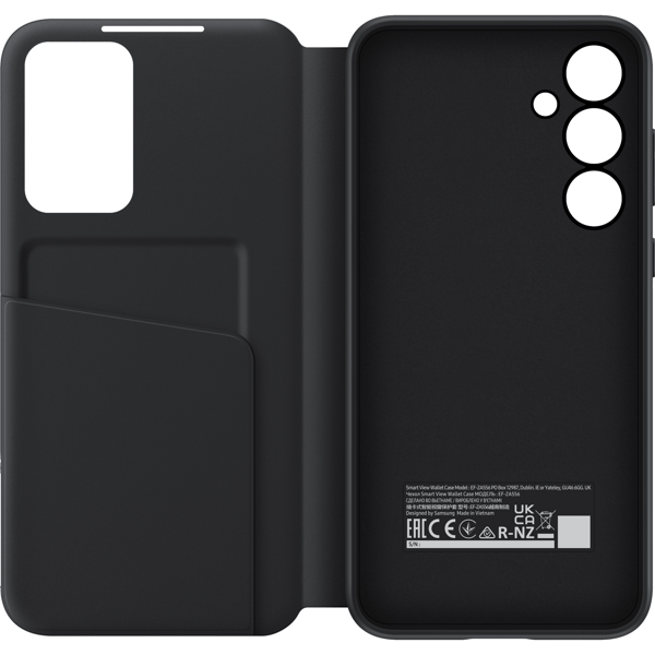 Samsung Galaxy A55 5G Smart View Wallet Case Sort - A - Som ny