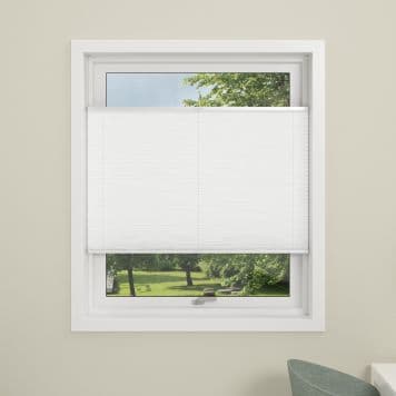 Pleated blind Flex white 110x130 - A - Som ny