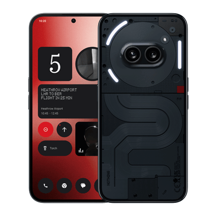 Nothing Phone 3a Pro, Sort 12GB/256GB - C - Mindre Slid