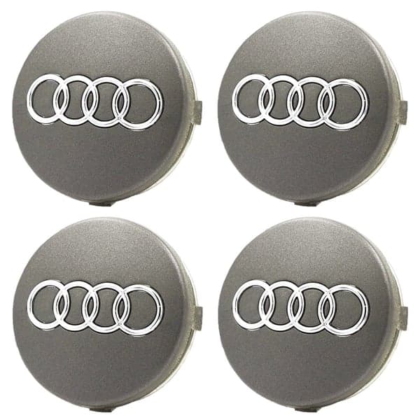 Audi Navkapslar Fälg Emblem - 4-pack - Silver 60 mm - A - Som ny
