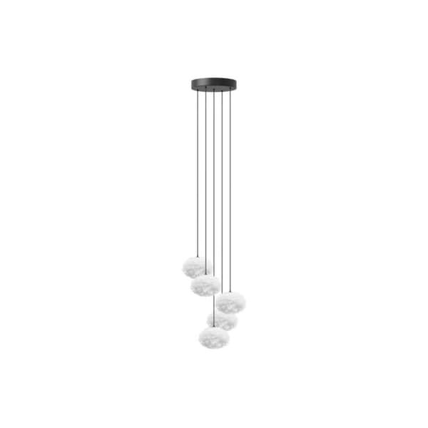 Rosette Mini Cluster 5 G4-ophæng, Sort - B - Meget god
