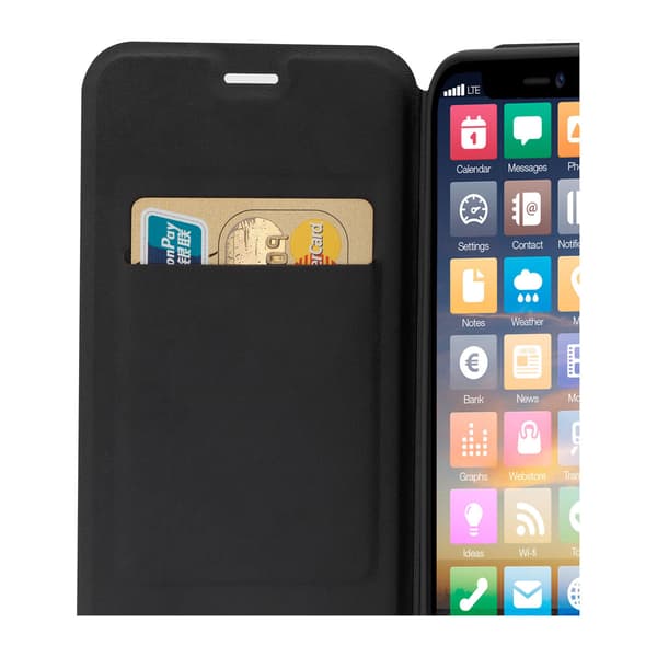 Screenor Clever Galaxy A17 4G/5G Wallet Case, Sort - A - Som ny