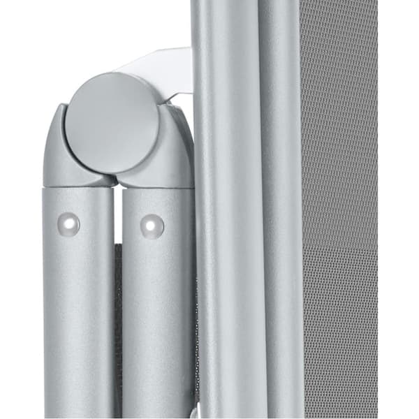 Tectake Marcellino Foldbar Havestol, Sølv 2-pak - C - Mindre Slid