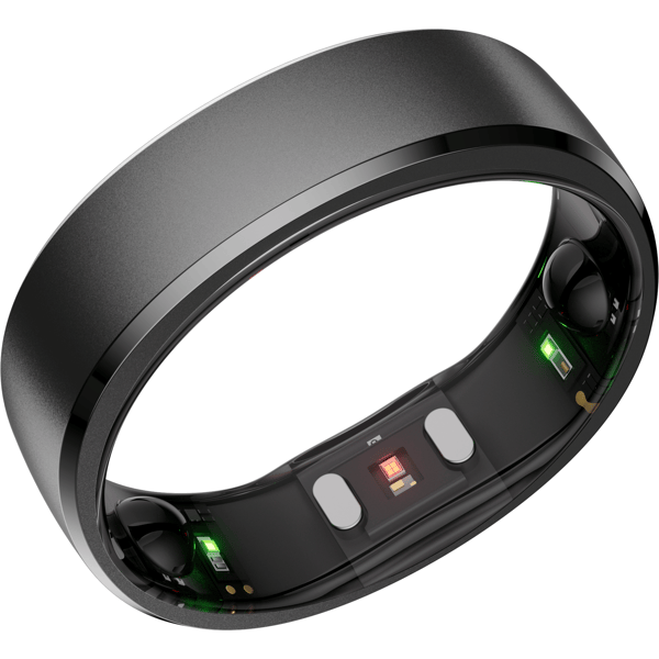RingConn Smart Ring Gen 2, Størrelse 12, Sort - A - Som ny