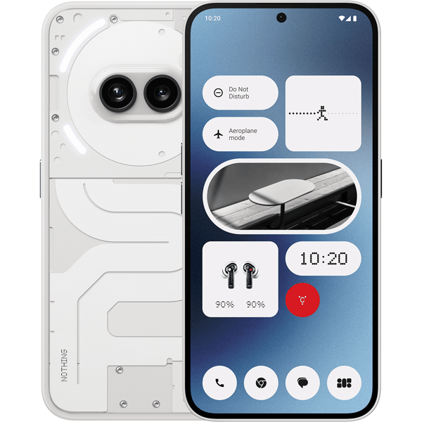 Nothing Phone (2a) 12+256, Hvid - A - Som ny