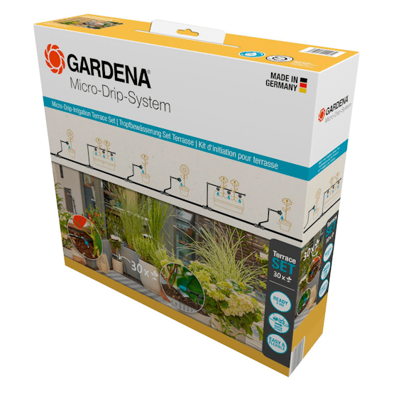 GARDENA Micro-Drip-system Terrass-set (30 plantor) - A - Som ny