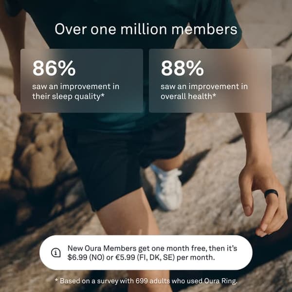 Oura Gen3 Horizon US 13 Sæt, Sort - C - Mindre Slid