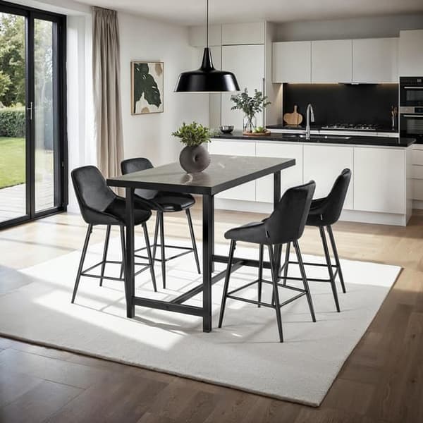Tectake Siera Barstol med ryggstöd, 2-pack - A - Som ny