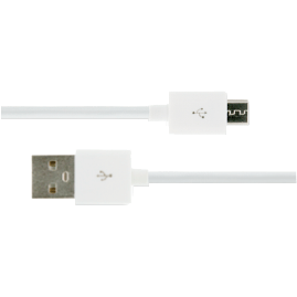 Grateq Micro-USB-kabel 1,5 m vit - A - Som ny