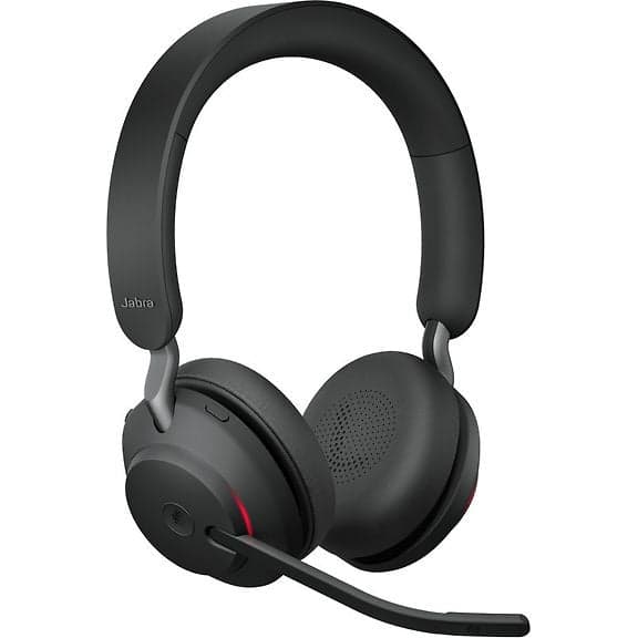 Jabra Evolve2 65 Stereo LINK380A Trådløst Headset + Dockingstation, MS, Sort - A - Som ny