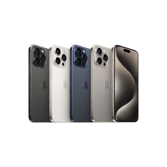 Apple iPhone 15 Pro Max 256 GB, Blå titan - C - Av partner