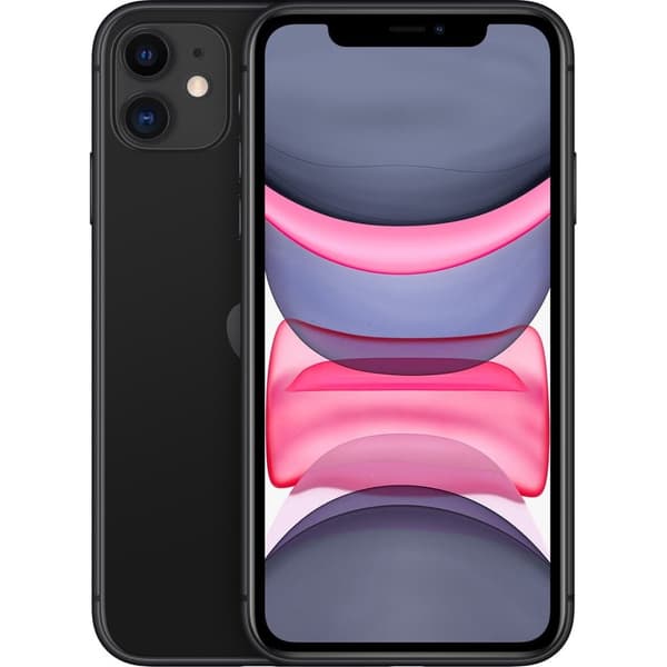 iPhone 11 64 GB, svart - B - Mycket bra