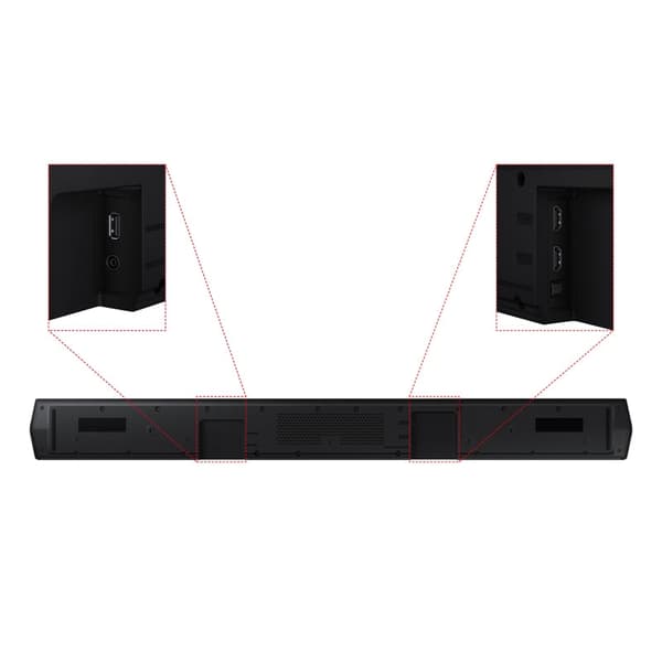 SAMSUNG B660 Soundbar, Sort - A - Som ny