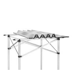 Tectake Vikbart Campingbord i Aluminium - B - Mycket bra
