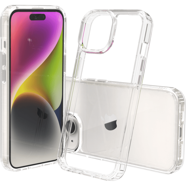 Screenor Bumper Cover til iPhone 15, Transparent - A - Som Ny
