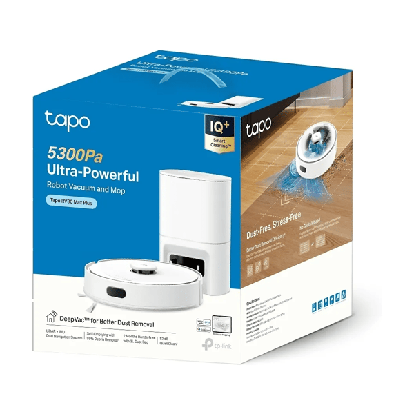 TP-Link Tapo RV30 Max Plus, Hvit - A - Som ny