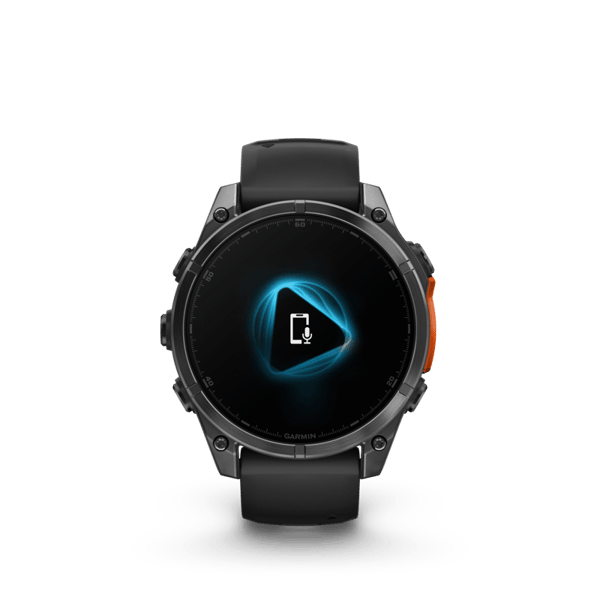Garmin Fenix 8 47 AMOLED Sort Silikone Rem SG - A - Som Ny