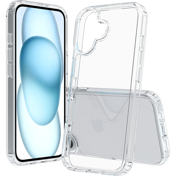 Screenor Bumper Cover til iPhone 16, Transparent - A - Som ny