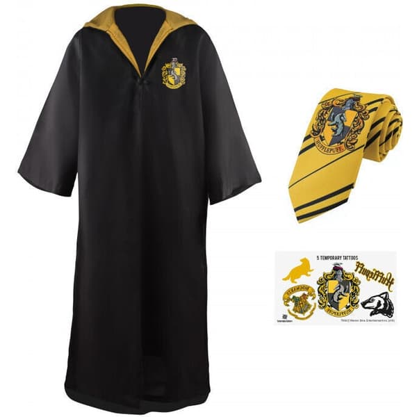 Cinereplicas Harry Potter Hufflepuff Robe, Størrelse S - A - Som ny