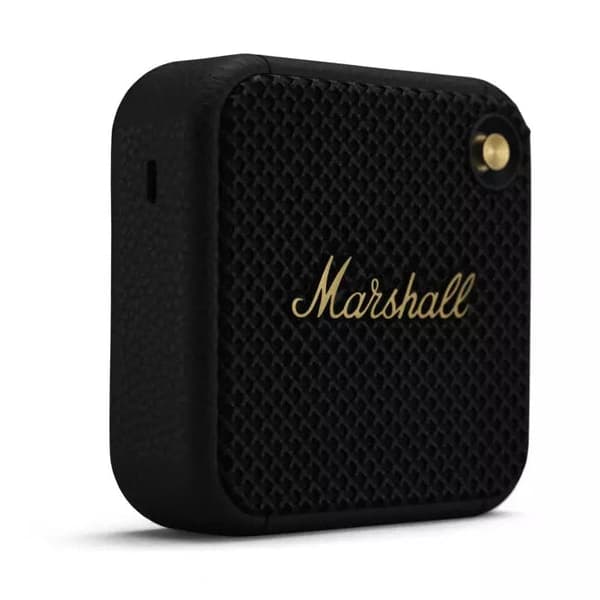 Marshall Willen Bærbar Bluetooth Højttaler Sort og Messing - B - Meget God