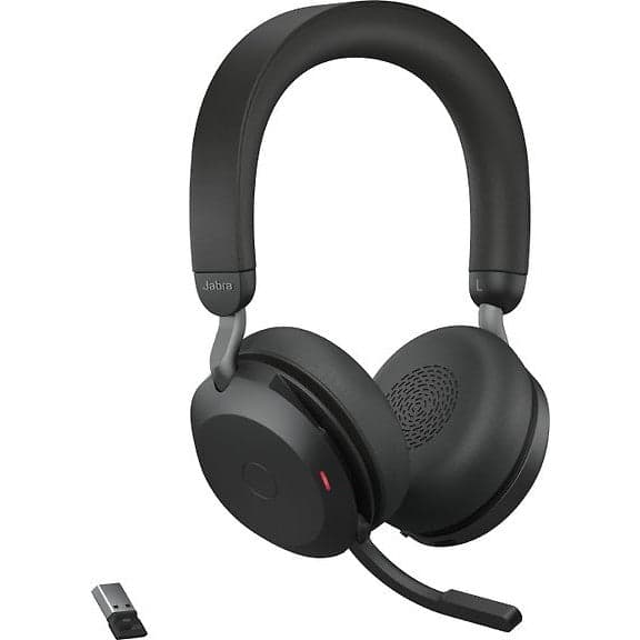 Jabra Evolve2 75 Stereo LINK380A Trådløst Headset, UC, Sort - A - Som ny