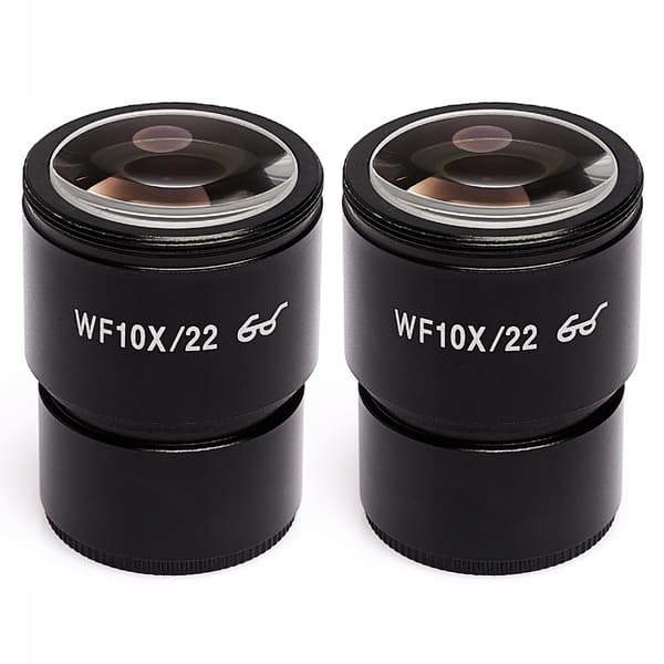 Okular til mikroskop WF10X/22 2 stk.