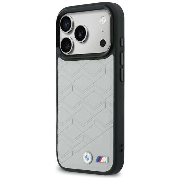 BMW M Shape Logo MagSafe-cover til iPhone 17 Pro Max, grå