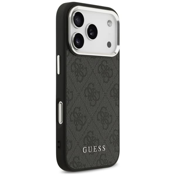 Guess 4G Classic Logo MagSafe-etui til iPhone 17 Pro, sort