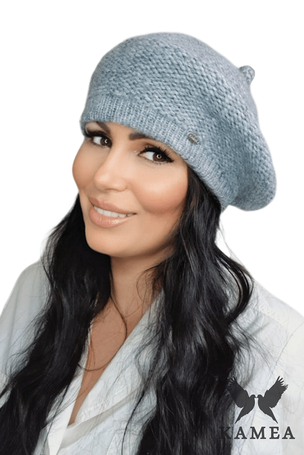 OFELIA - grå vinterbaret til kvinder, elegant og varm KAMEA baret