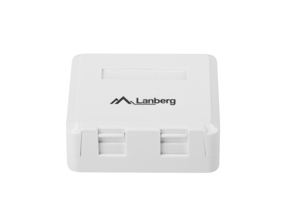Overflademonteret hus til 2 Keystone-adaptermoduler