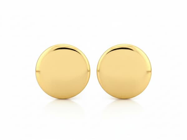 Damörhängen i guld 585 runda, eleganta, glänsande
