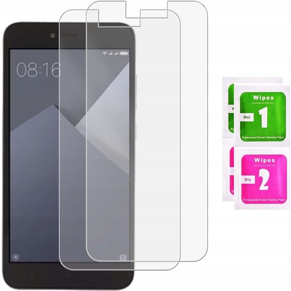 2x Härdat glas för XIAOMI REDMI NOTE 5A