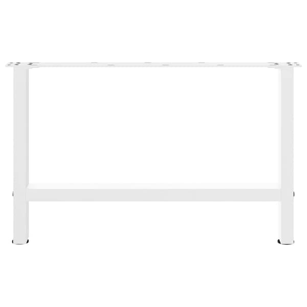 vidaXL sofabordsben, hvide, 2 stk., 70x(42-43) cm, stål