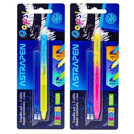 Sletpen 0,5 mm + 2 Neon refills