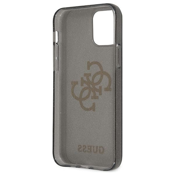 Guess 4G stort logo-cover til iPhone 12 Pro Max, sort