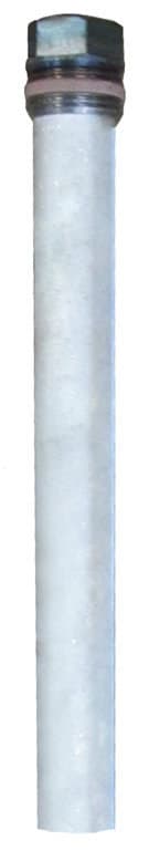 Anode med pakning 21,3x545