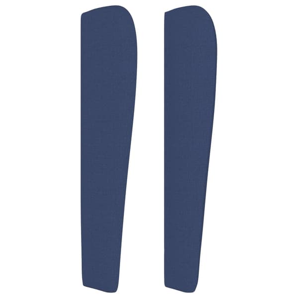 vidaXL Vingad nackstöd blå 93x23x118/128 cm tyg
