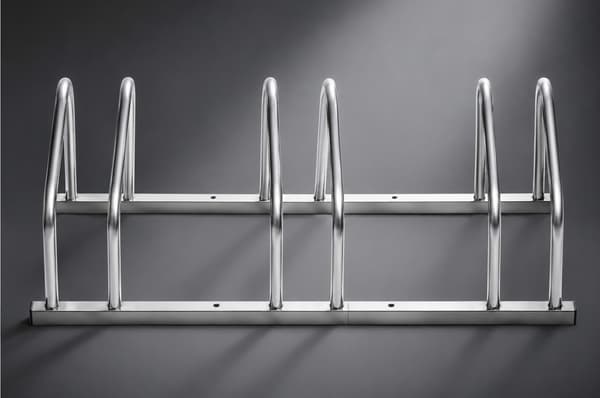 Cykelstativ med 3 stationer