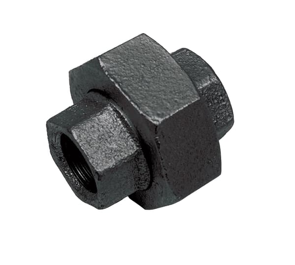 IDMAR litteä naarasliitin 3/4" musta