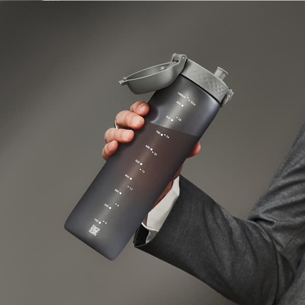ION8 BPA-vapaa pullo I8RF1000GRY harmaa
