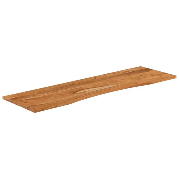 vidaXL skrivebordsplade 140x50x2,5 cm rektangulær massiv akacietræ