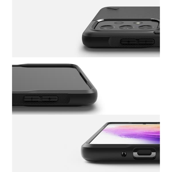 Holdbart og fleksibelt Galaxy A73 Onyx sort cover