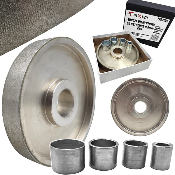 150 mm diamant CBN-slipskiva