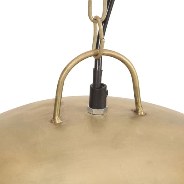 vidaXL industriel pendellampe, 25 W, messing, rund, 41 cm, E27